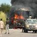 Juba – Kampala Bound Bus Torched