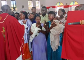 38 Receive Sacrament of Baptism at St. Peters Buyanja Parish
