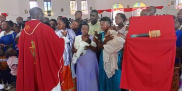 38 Receive Sacrament of Baptism at St. Peters Buyanja Parish