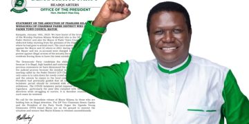 DP Condemns Abduction of Pader Mayor Kilama Wodacholi
