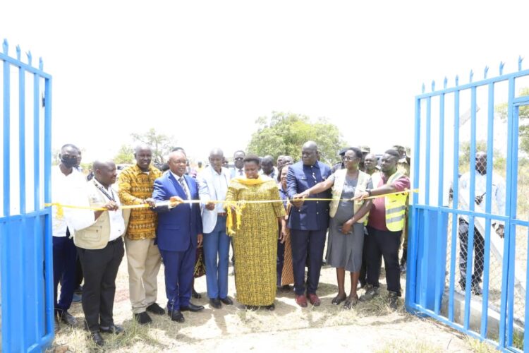 Vice President Jessica Alupo,Minister Raphael Magyezi Commission LEGS Projects in Katakwi