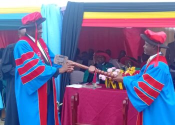 Baryomunsi Installed as Chancellor of Embattled Great Lakes Regional University, Kanungu