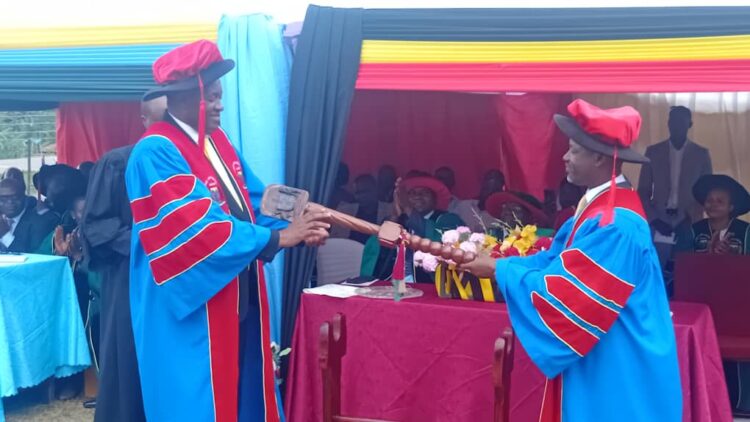 Baryomunsi Installed as Chancellor of Embattled Great Lakes Regional University, Kanungu