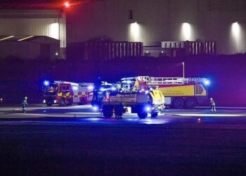 Flights Cancelled After Plane Collapses On Landing