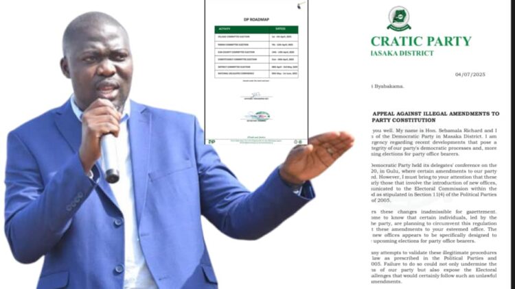 Democratic Party Chairman in Masaka Petitions EC over illegal constitutional amendments