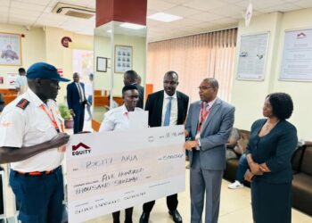 How a Tweet Led to the Reward of an Equity Bank Security Guard