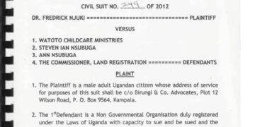 Watoto Church Land Case in Legal Limbo for Over a Decade