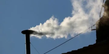 White Smoke Rises as Crowds Erupt in Celebration At St Peter’s Basilica as New Pontiff is Elected
