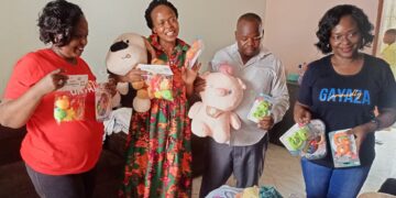 Gayaza Old Students Visit Mbarara Sextuplet Family Day After Hospital Discharge