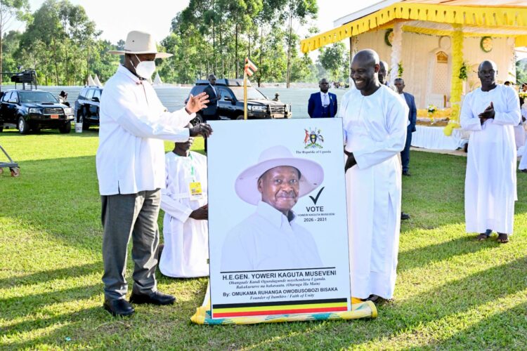 Museveni Celebrates Owobusobozi Bisaka’s 96th Birthday