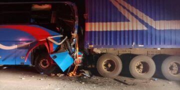 17 Injured as Baby Coach Bus Crashes into Trailer in Nakasongola