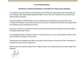 UJA Demands Immediate Release of Detained Journalists, Condemns Violation of Press Freedom