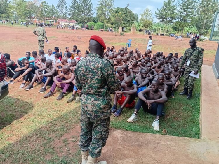 Recruitment exercise of UPDF in Busoga North Begins