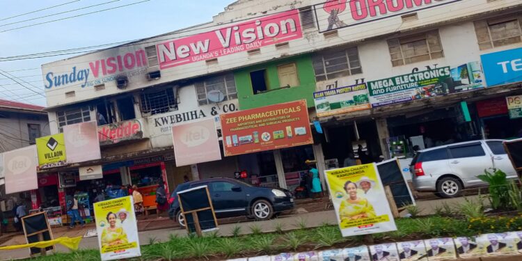Fire Guts Restaurant in Mbarara City’s Ssentamu Building