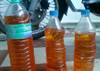 Police ban sale of fuel in plastic containers