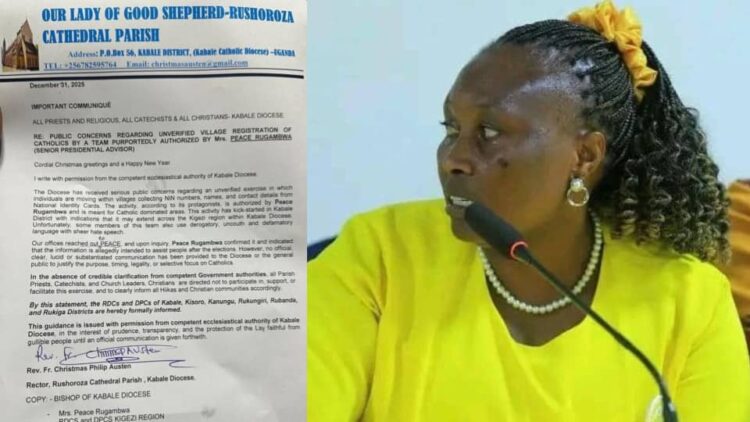 Peace Rugambwa Queried Over Unauthorized NIN Collection Targeting Catholics