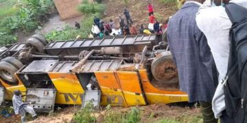 Four Injured in Global Bus Accident