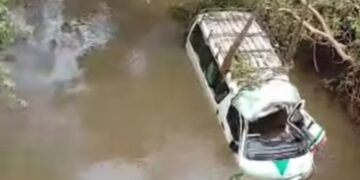 Taxi Plunges Into River Nyagak in Zombo District
