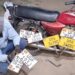 Police arrest two motorcycle theft suspects in Lamwo with exhibits