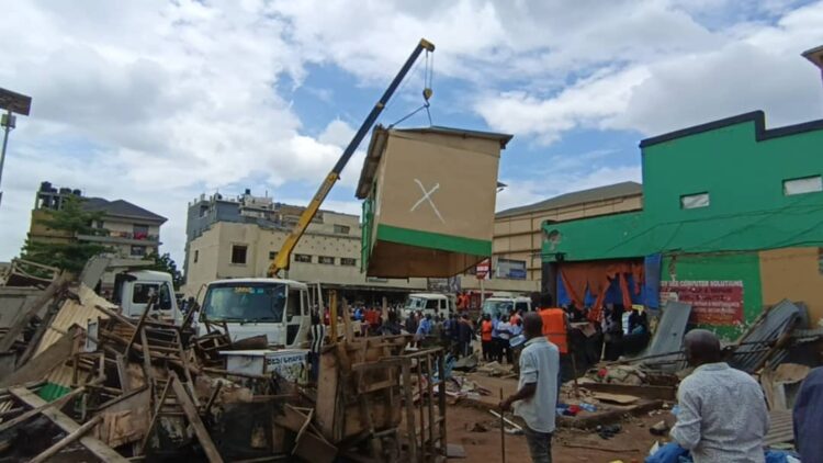 Tears as Mbale authorities evict street vendors