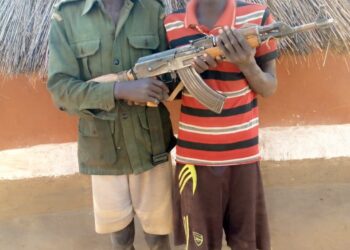 68- year old male arrested with an illegal firearm in Kotido district