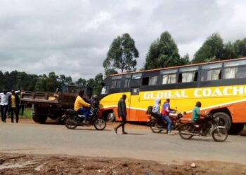 Two Injured in Global Bus Crash, Driver Flees