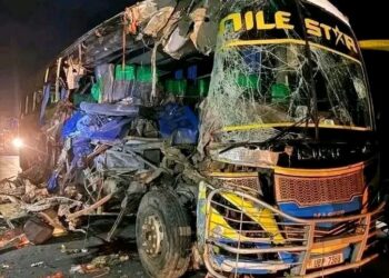 Seven people dead, sixteen sustain injuries after a Nile star bus collided with a Benz in Nwoya district